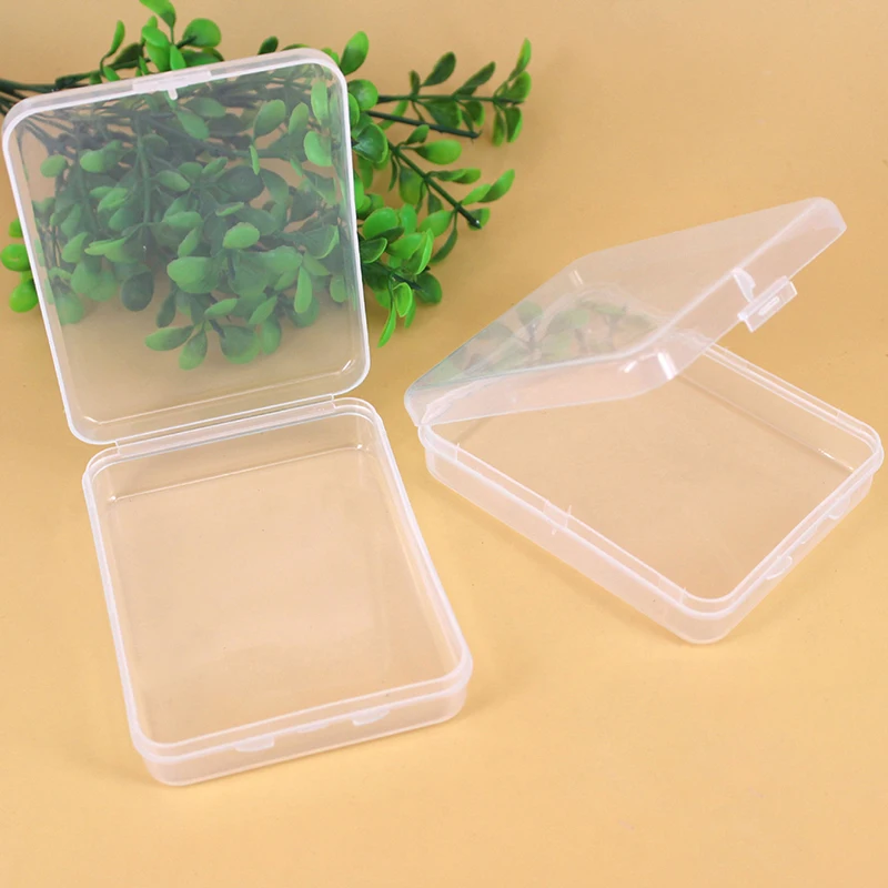 INS Transparent Plast Storage Box Fotowards Small Card Storage Box Organizátor Box Classification Box Box Box