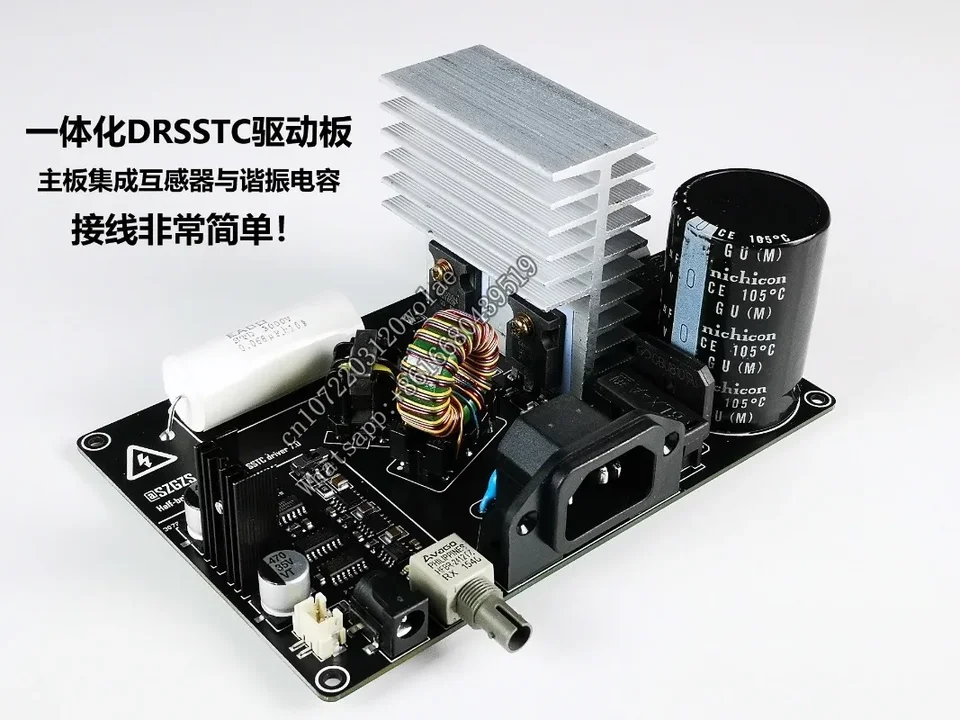 Integration DRSSTC Driver Board Transistor Dual Resonant Music Coil (iba vodič)
