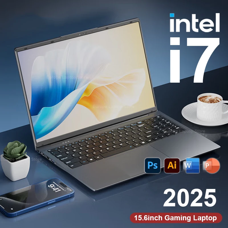 Intel I7-6500U Počítač 15.6 '' prenosný počítač 16 GB DDR4 1TB 2TB SSD Fingerprint Odblokovanie systému Windows 11 LAPTOPS OFFICKÝ POZNÁMKA POZNÁMKA