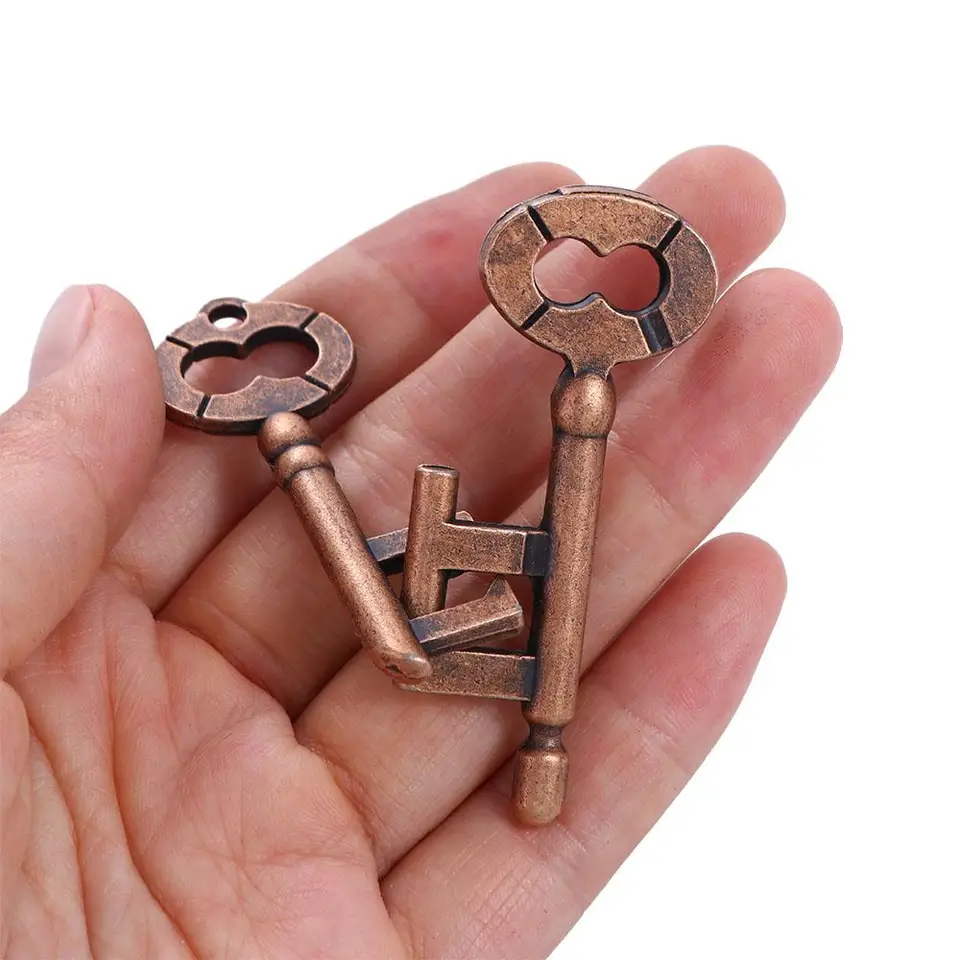 Inteligencia puzzle skoré učenie kovové mozgové upútavky hračky Luban Lock Puzzle Toy Metal Wire Puzzle Puzzle Game