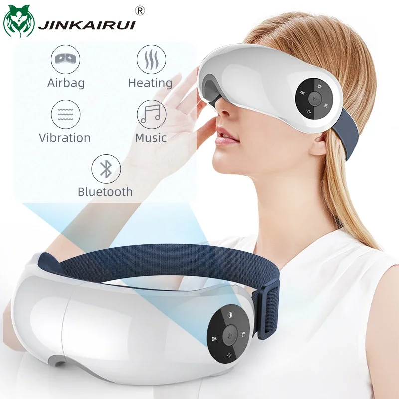 Inteligentné vibrácie Vibrácie očí Massager vykurovanie Bluetooth Hudobná starostlivosť o oči Instrumen Hot Compress zmierňuje únavu a tmavé kruhy