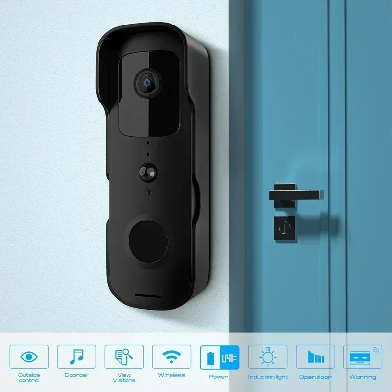 Inteligentné videozáznamy Vodotesný vodotesný prehliadač Night Vision Dvers 1080p FHD Camera Digitálna vizuálna interkom WiFi 2.4g TUYA DOORE BELL