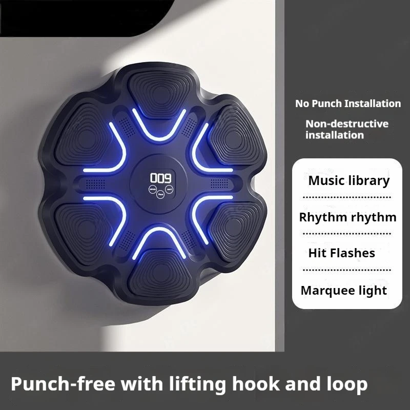 Inteligentný Bluetooth Music Boxing Wall Target Fitness Cvičenie Výcvikový výcvik, detské a dospelé boxerské stroje
