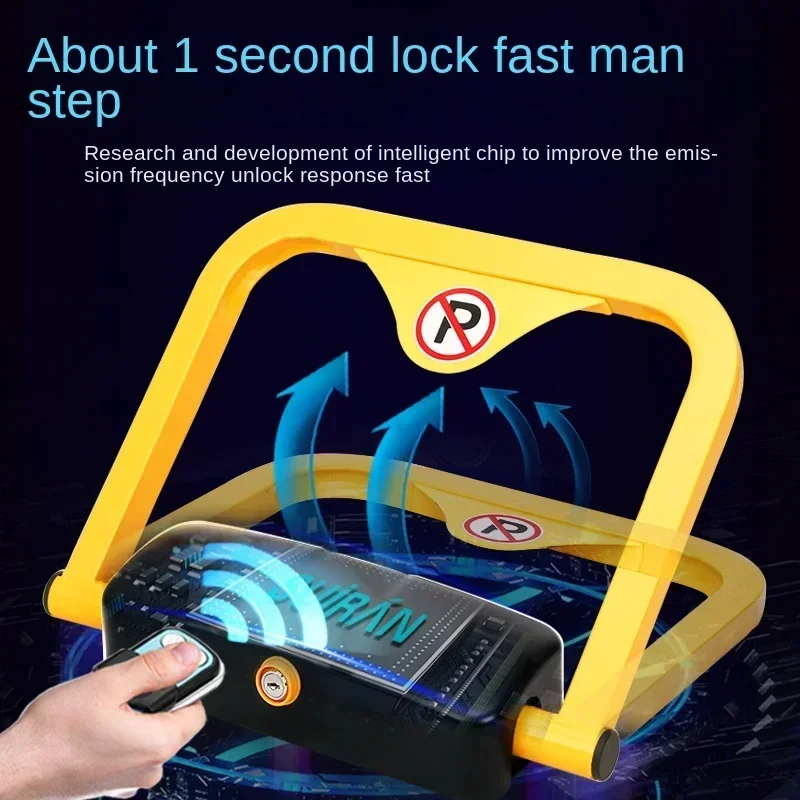Inteligentný diaľkový diaľkový ovládanie parkovacieho priestoru 180 stupňov Model diaľkového ovládania Alarm Ground Lock