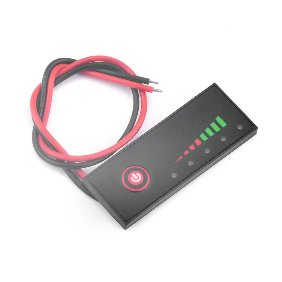 Inteligentný displej batérie Indikátor úrovne úrovne batérií 18650 Li-Ion Capacity Board Tester 1S-6S 3,7V-255V