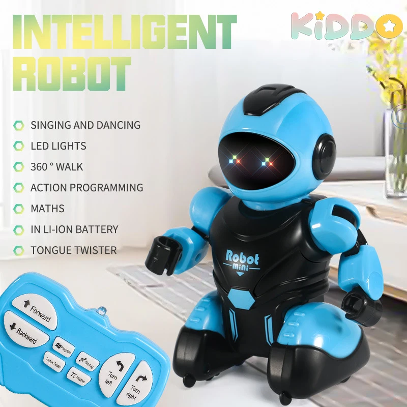 Inteligentný robot pre deti deti inteligentné roboty programovanie Infračervené diaľkové ovládanie robotikov programovateľné vianočné darčeky