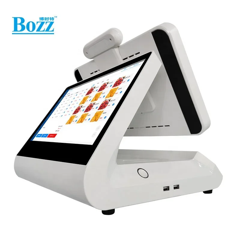 Intelligent Hardware POS System Computernalizovaný príjemca tlačiarne Android Touch Gas Register pre supermarket