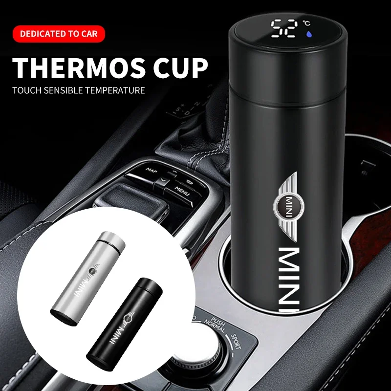 Intelligent Thermos Flask Travel Sport Cup pre BMW Mini Cooper One S Countryman Clubman JCW R50 R55 R56 R60 R61 F55 F56 F57
