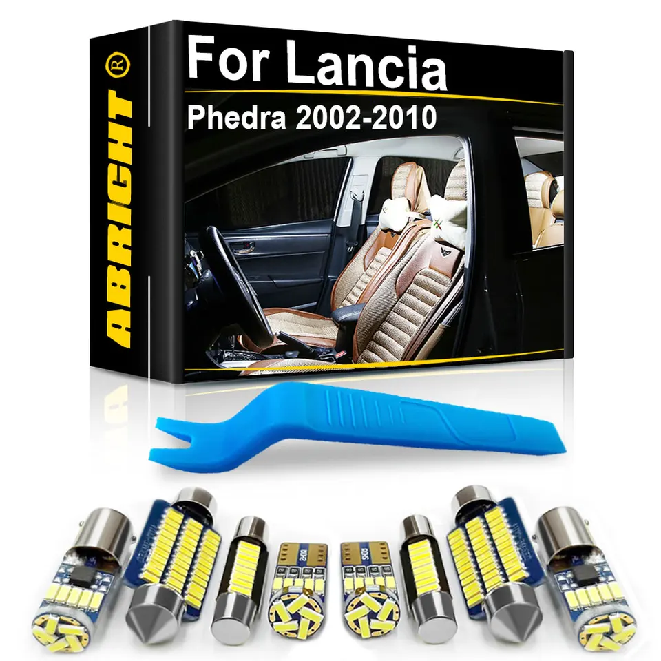 Interiér LED svetla Canbus pre Lanciu Phedra 179 2002 2003 2004 2005 2006 2007 2008 2009 2009 2010 Automatické príslušenstvo