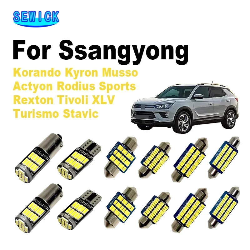 Interiérová súprava LED LIGHT SVET pre SSANGYONG KORANDO ACTYON RODIUS SPORT KYRON MUSSO REXTON TIVOLI STAVIC XLV TURISMO Príslušenstvo