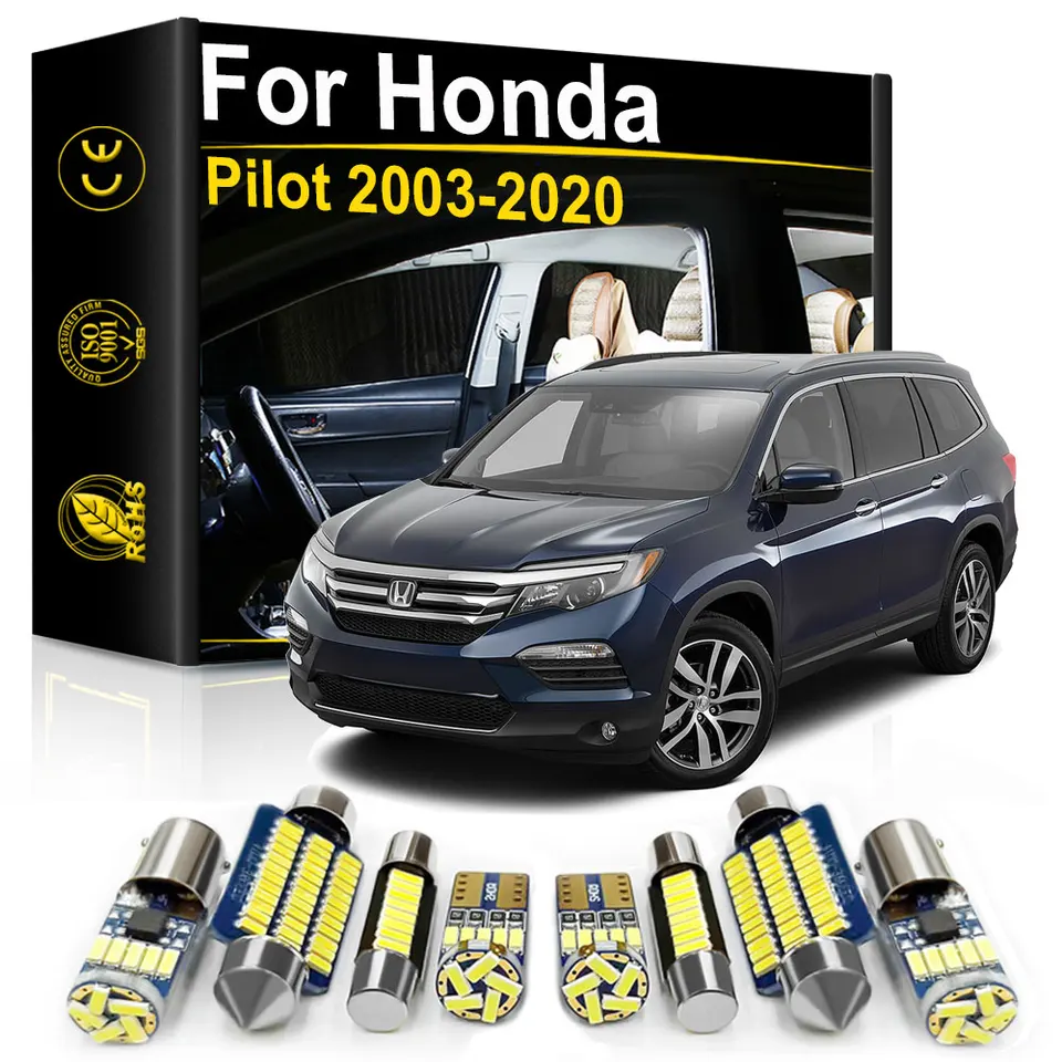 Interiérové ​​LED svetlo LED pre Honda Pilot 2003 2006 2006 2010 2011 2012 2013 2014 2015 2016 2017 2018 2019 2020 KAŽDÝ