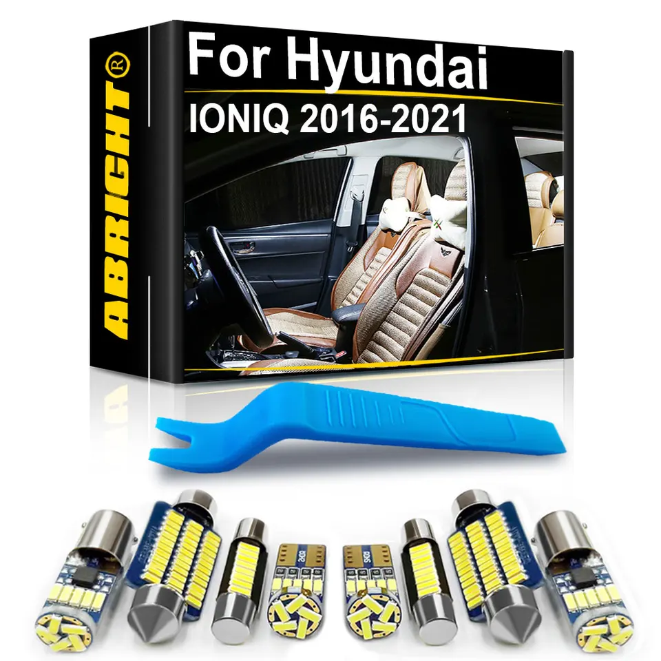 Interiérové ​​LED svetlá Canbus pre Hyundai Ioniq 5 Hybrid 2016 2017 2018 2019 2019 2020 2021 Príslušenstvo Indoor Dome Map Lamp
