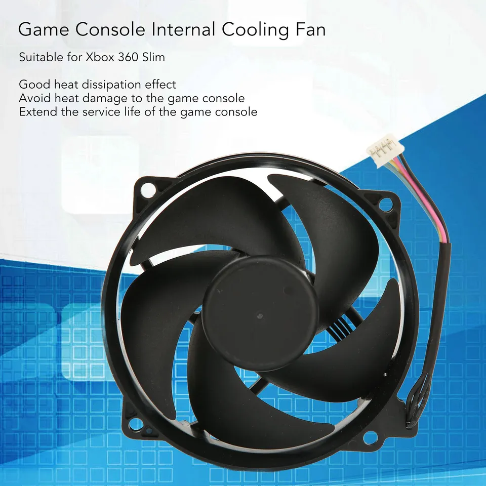Interný chladiaci ventilátor Console Internal Cooling Internal Console Interný ventilátor chladiča pre chladič pre Xbox 360 Slim Game Console Interný ventilátor