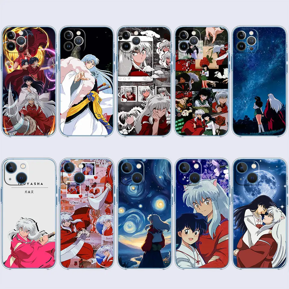 Inuyasha Anime Case pre Moto G72 G71 G24 G73 G31 G34 G32 E40 E30 E22I E22 E20 E13 E7 G04 G6 G7 Play plus výkon