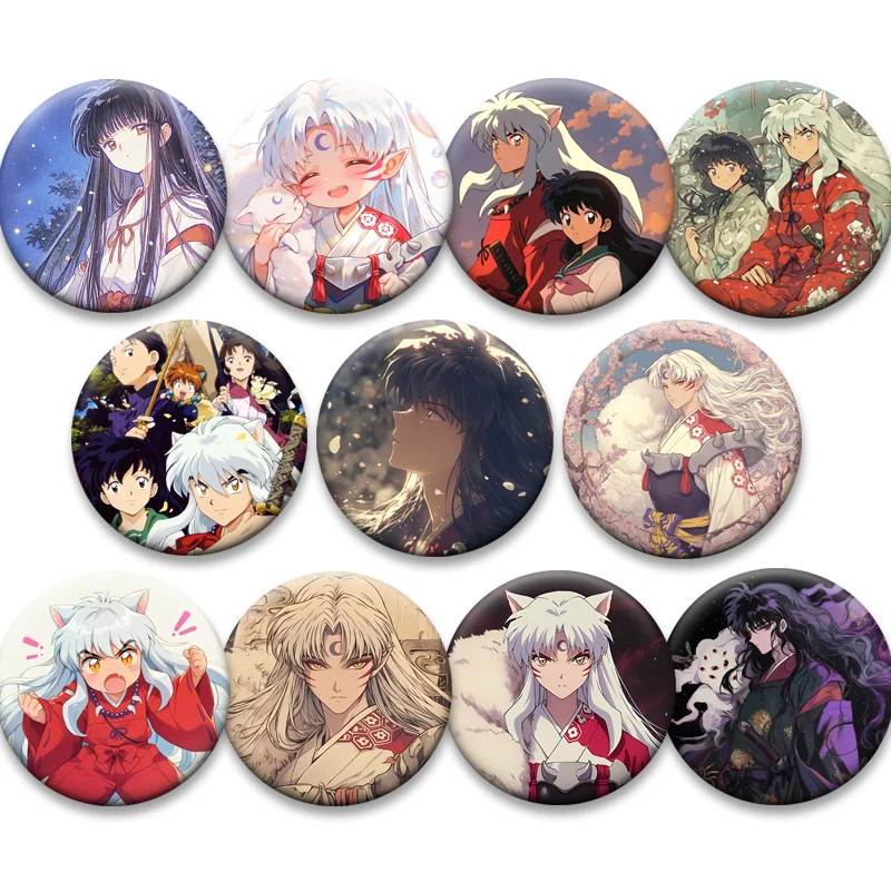 Inuyasha Kikyō Higurashi Kagome Sesshoumaru Anime Badge na batohu