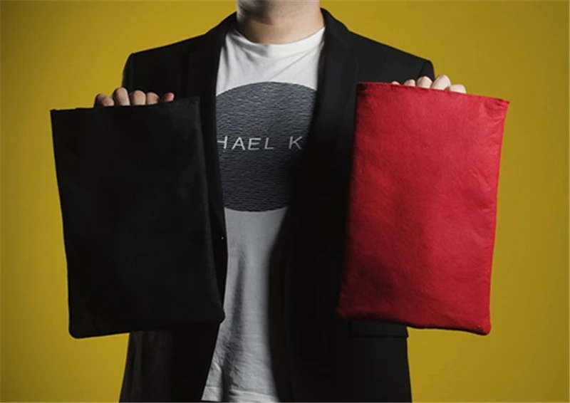 Invisibag (čierna/červená dostupná) Magické triky Objekt sa zdá byť zaniknutý z Magia Bag Magitain Stage Illusions Liks props komédia