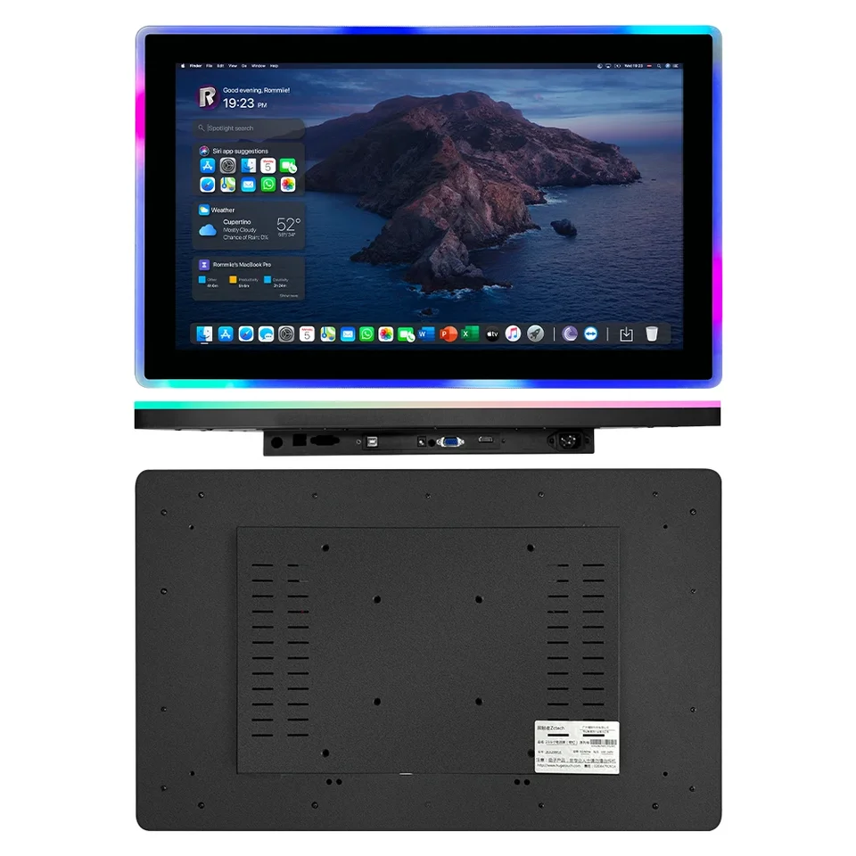 IPS 24 27 palcových kapacitných dotykových obrazoviek LCD Monitor všetko v počítači s dotykovou obrazovkou na stenu