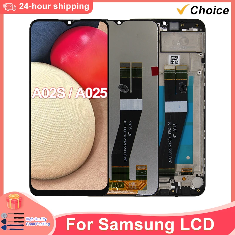 IPS A02S LCD pre displej Samsung Galaxy A02S displej SM-A025F LCD Digitalizátor obrazovky pre obrazovku A025F/DS SM-A025G SM-A025M