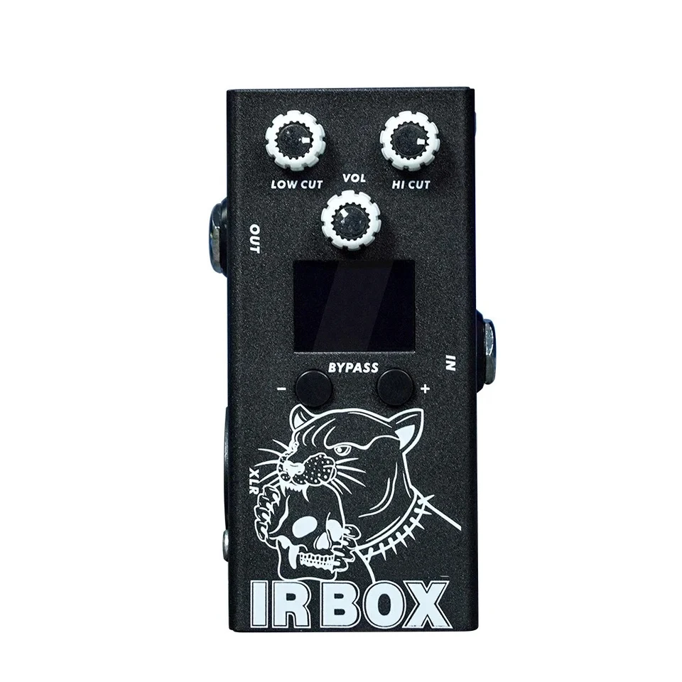 IR box pedál 32 predvoľby 24bit, ir kabína impulzná reakcia skrinky reproduktor simulačný gitarový basový efekt pedál