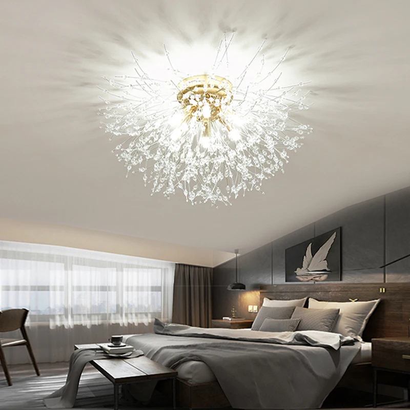 Iralan LED stropný luster moderné svetlo luxusné stropné lampy 3-farebné stmievanie do izby