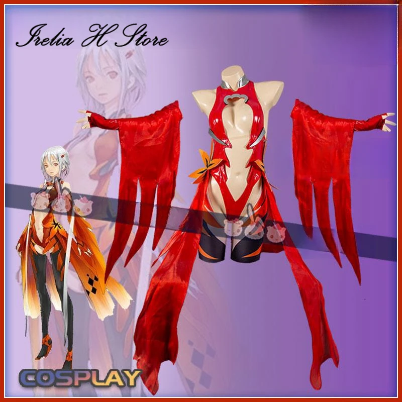 Irelia H Guilty Crown Yuzuriha Inori Cosplay kostým anime yuzuriha inori sexy zlaté dane plavky Halloween kostýmy bikiny bikiny