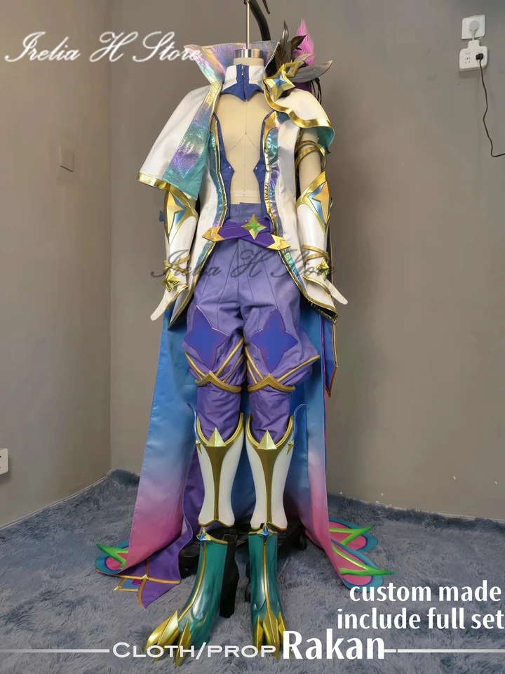 Irelia H obchod na mieru vyrobenú veľkosť lol Light Star Guardian Rakan Cosplay kostým Halloween Party