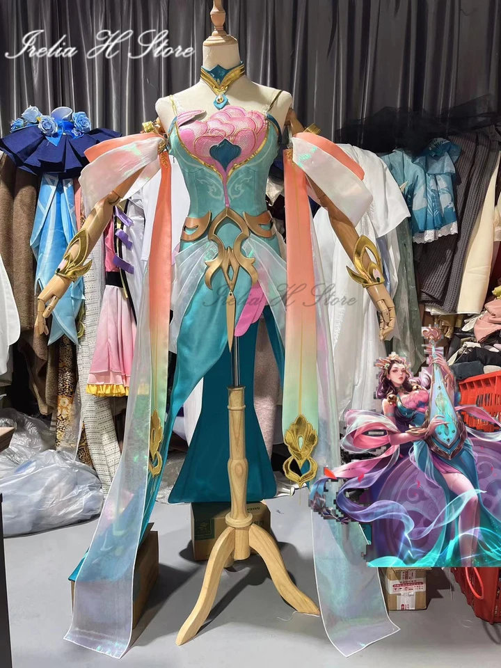 Irelia H Store Honor of Kings Yang Yuhuan Cosplay kostým Classical Skin Dress Female