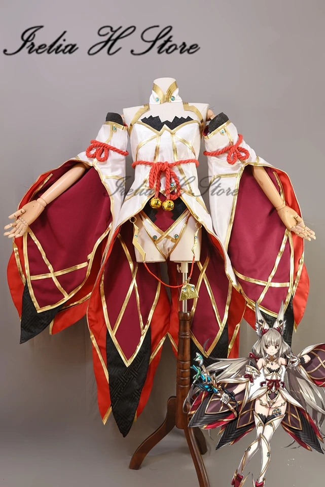 Irelia H Vlastná veľkosť Xenoblade Chronicles 2 Nia Cosplay kostým Ženy Kimono šaty ženské hry