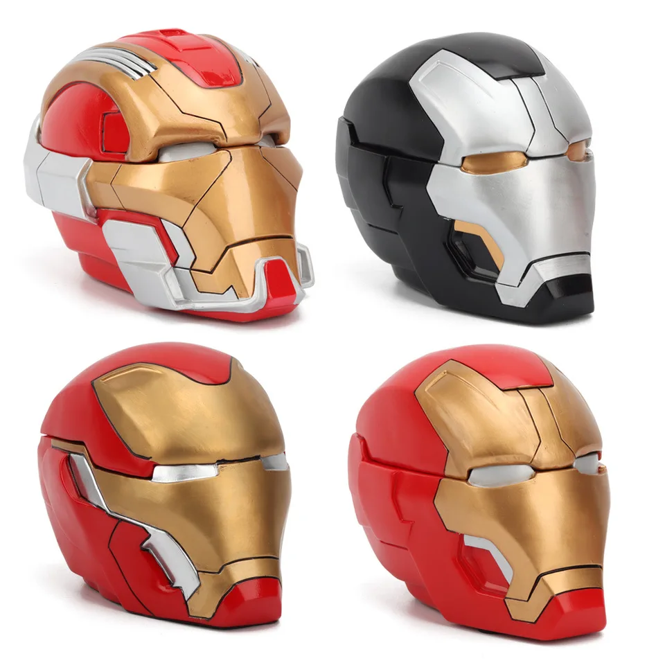 Iron Man Creative Ashtray Marvel Avengers Model s vekom stolová obývacia izba Displej Dajte svojmu priateľovi darček