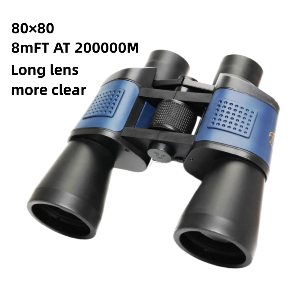 ISUN Long Range Military Spyglass s nočným videním HD Telescope Výkonný ďalekohľad zlatý štítok Optický pre lov 200000 m 80x8