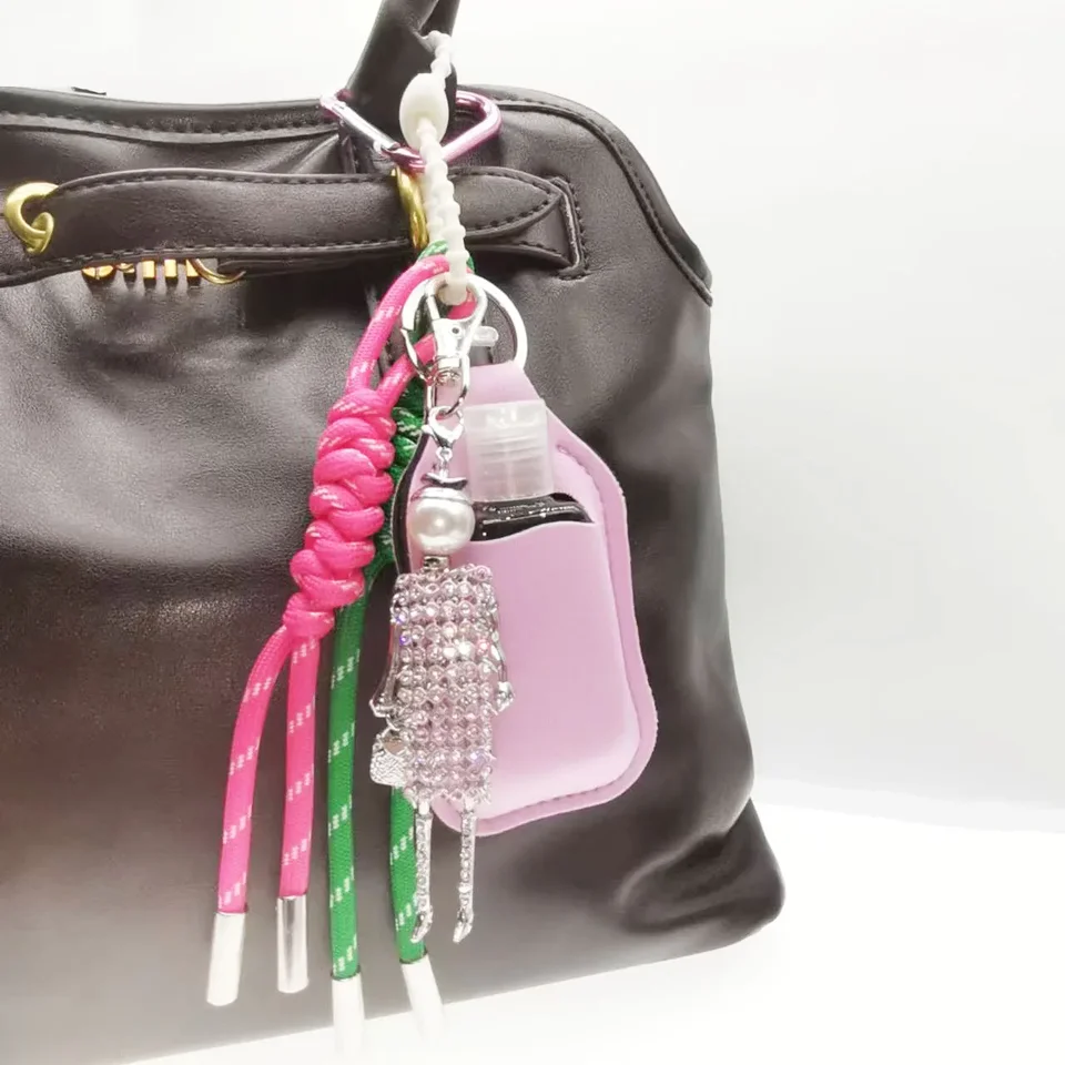 ITA BAG ACTIONAL TAGE Kúzla tekuté fľašové puzdro Prívesok pre LV Bag Ženy kabelka kabelka Keychain muž batohový batoh reťaz reťaze