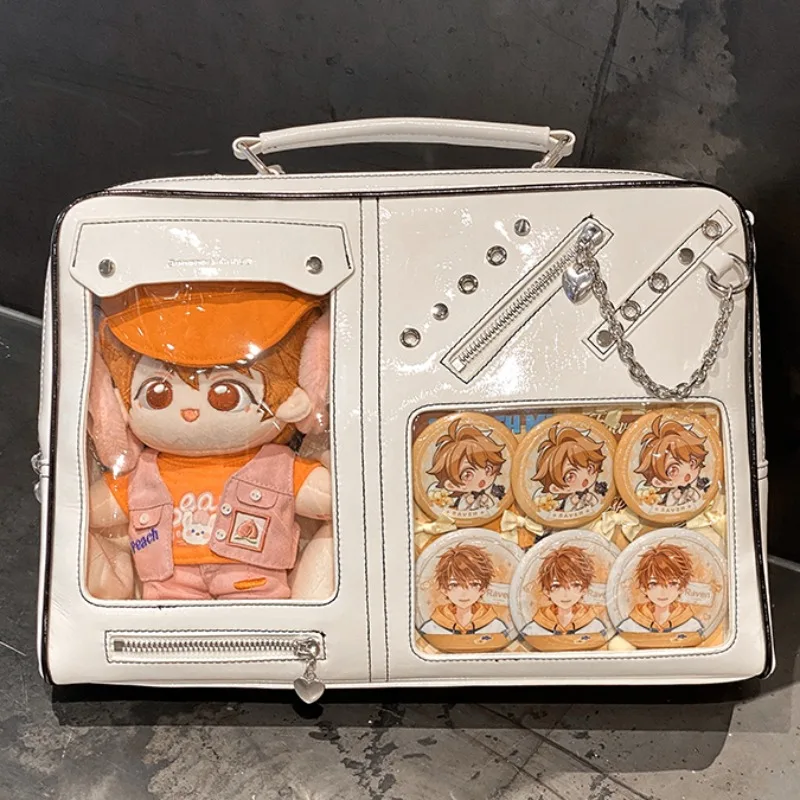 ITA BAG s vysokokapacitnou kabelkou pre bábiky JK Uniform Transparent Crossbody Bags pre dospievajúce dievčatá 2025 módne сумка Bolsas Mujer