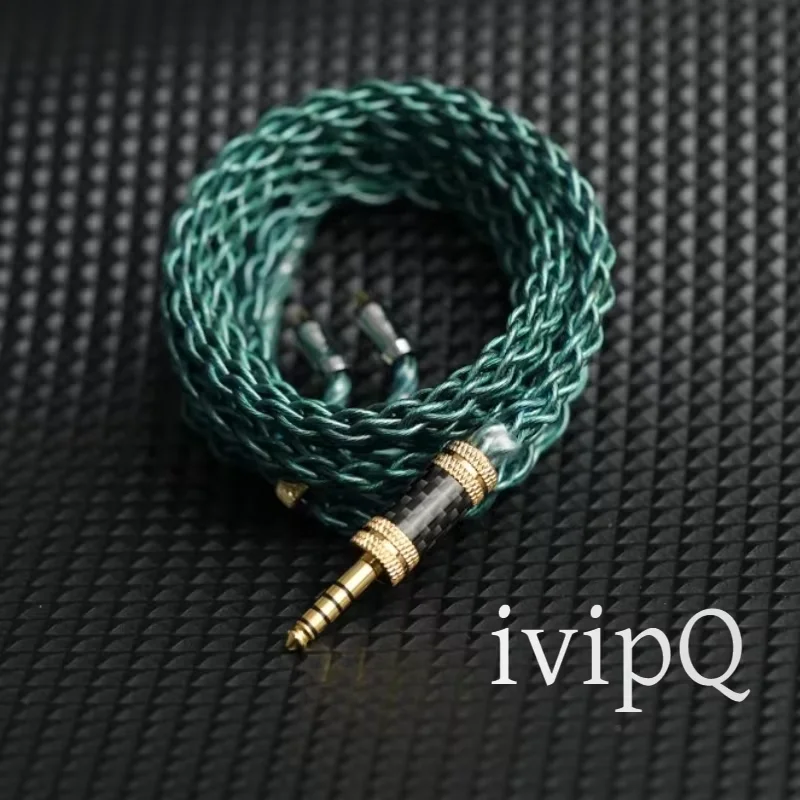 IVIPQ -340 7N OCC+zliatina meď v káble upgrade uší s 2,5/3,5/4,4/6,35 mm IE900 2PIN MMCX pre mládež M5 OLINA IEM