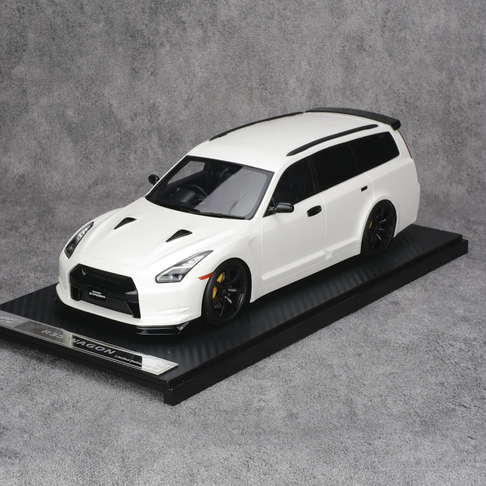 Ivy 1:18 Stagea R35 Wagon JDM Simulation Limited Edition Limited Edition Resin Metal Static Car Model Toy Gift