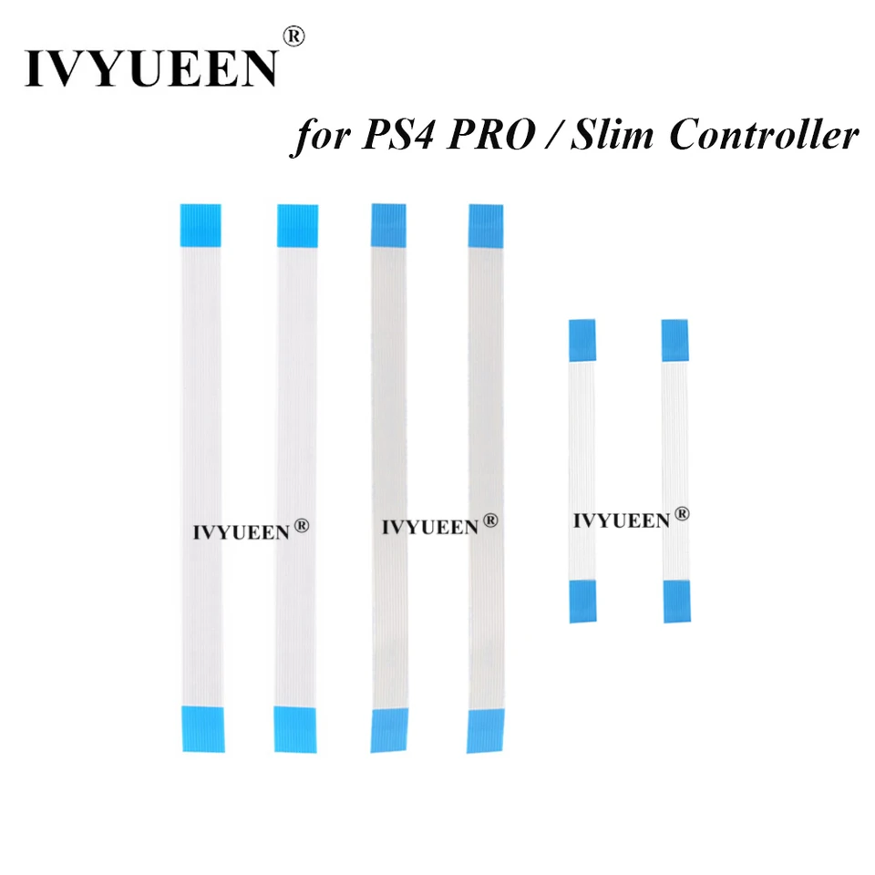 Ivyueen pre PlayStation 4 PS4 Pro Controller 12 14 PIN nabíjací spínač Flex kábel 10 PIN Touchpad Flex Ribbon kábel