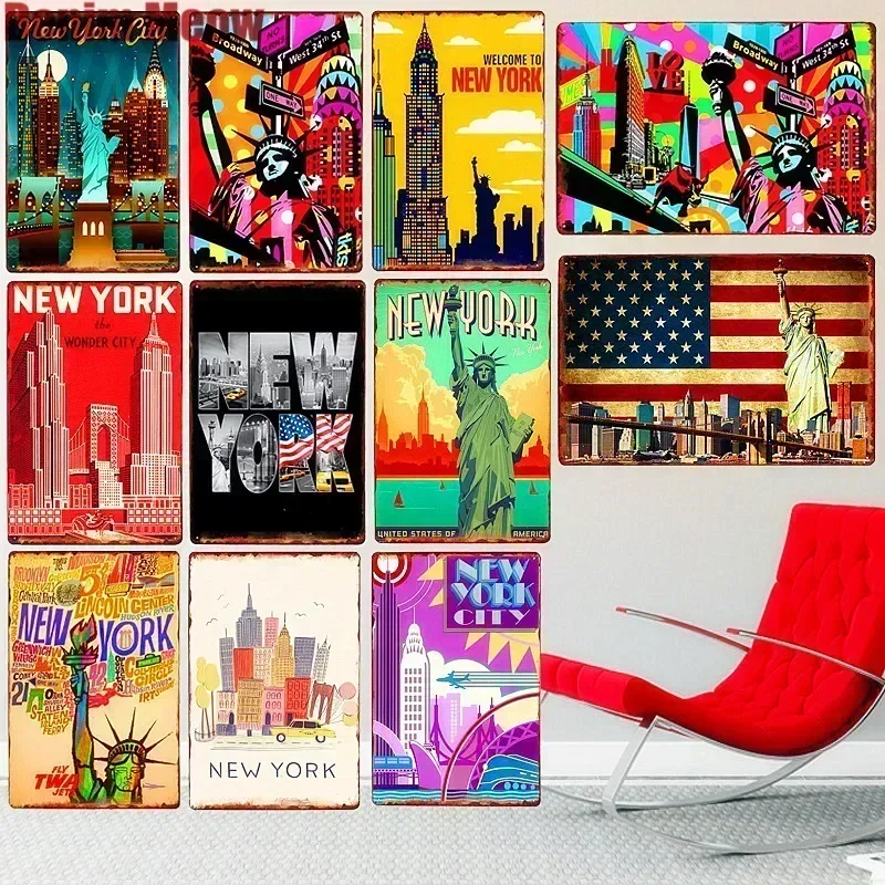 Izba dekor New York Signs Cafe Casino Bar Pub