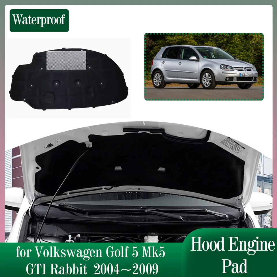 Izolácia motora automobilu pre Volkswagen VW Golf 5 MK5 GTI Rabbit 2004 ~ 2009