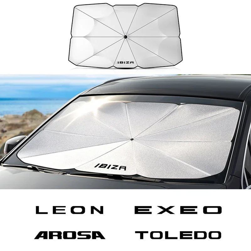 Izolácia čelného skla Sunshade Sunshade pre sedadlo Ibiza Leon Arona Ateca Altea Arosa Exeo Tarraco Sunshade Accessories