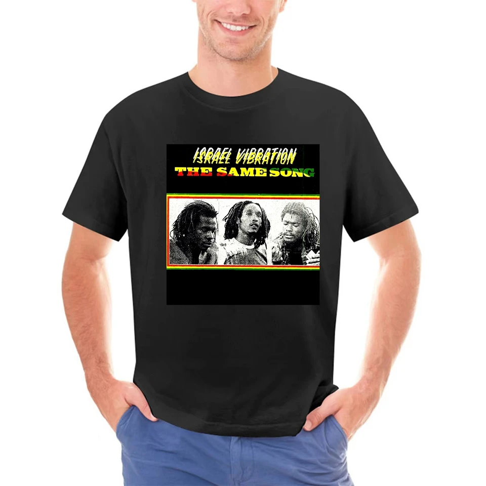 Izrael vibračné tričko Roots reggae dab Rasta rovnaká pieseň