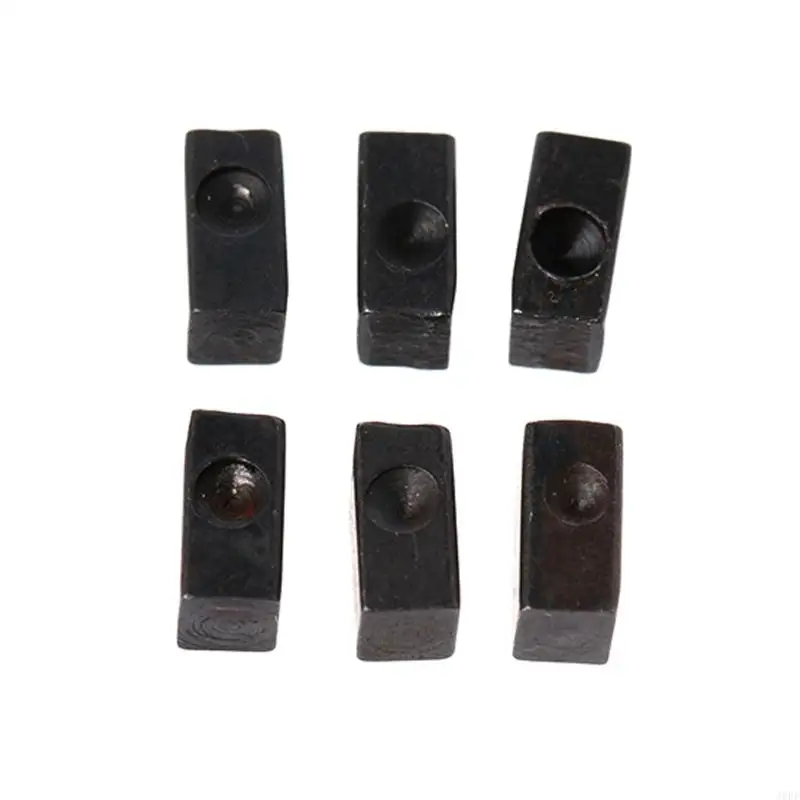 J6PF 6 PCS Elektrická gitara Tremolo Bridge Saddle Saddle Clamcking String String Block