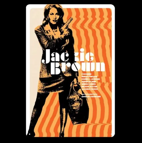 Jackie Brown Quentin Tarantino Movie kovové plagáty Tin Sign 20x30cm Plake