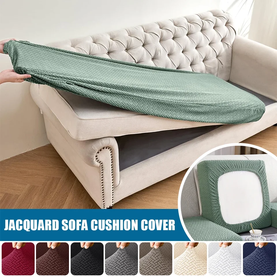 Jacquard Luxusná pohovka pokrýva elastickú sekciu pohovku sedadla Sedadlá Pasné farby Couš