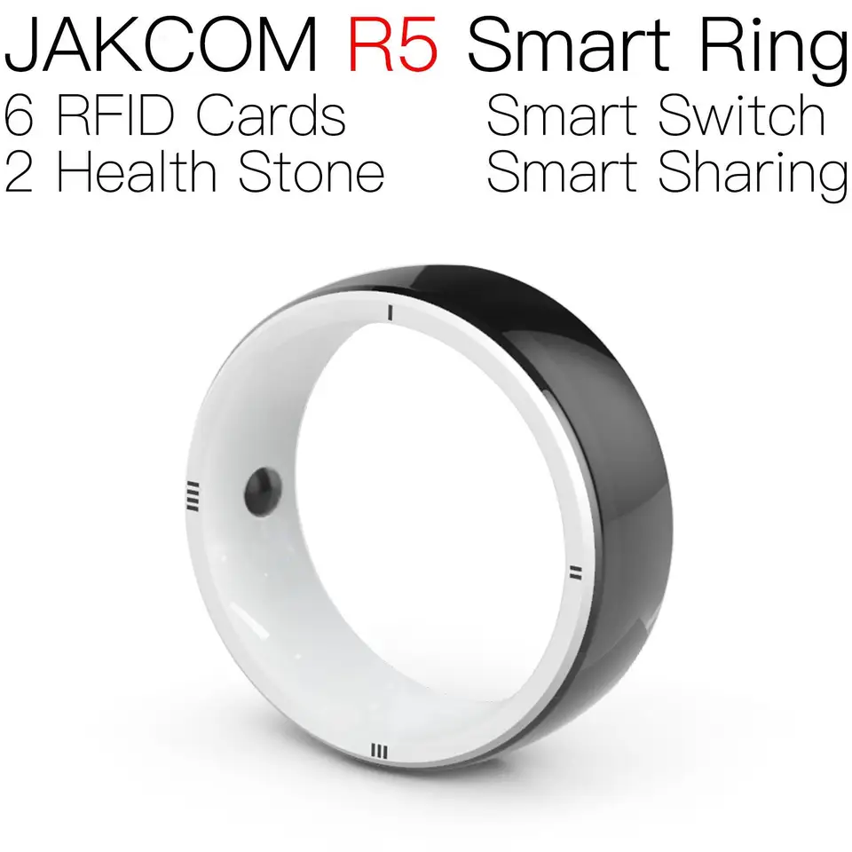 Jakcom R5 Smart Ring for Men Women carte nfc 215 Inkjet Card New Bring RFID Tag lacný mini čítačku CC2652P Unlock Car T5577 Hot