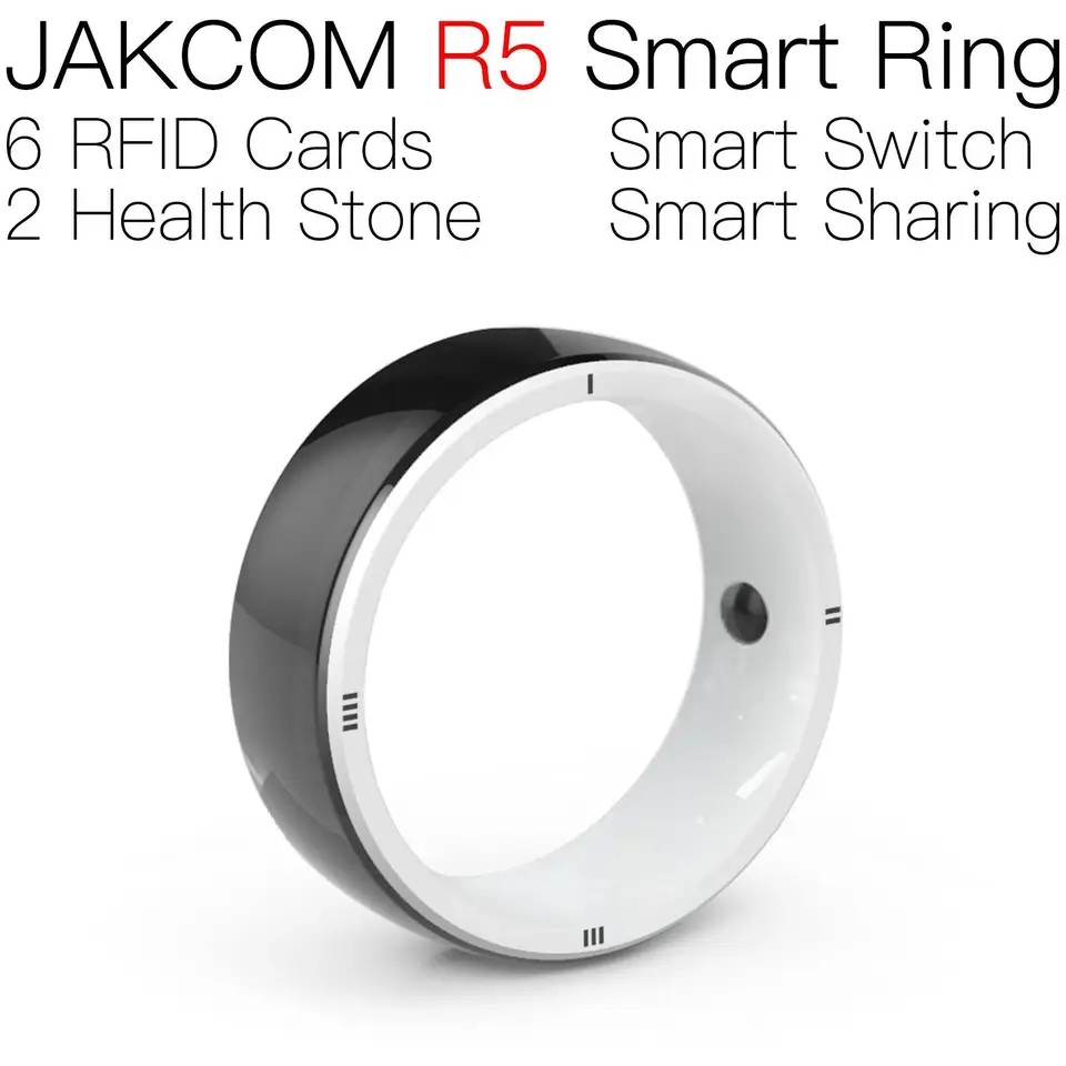 JAKCOM R5 SMART RING Nice Art Spotlight Smart Custom Custom Mini Tracker NFC TAG MHZ ASCISSIFIFICE KLONER Kloner
