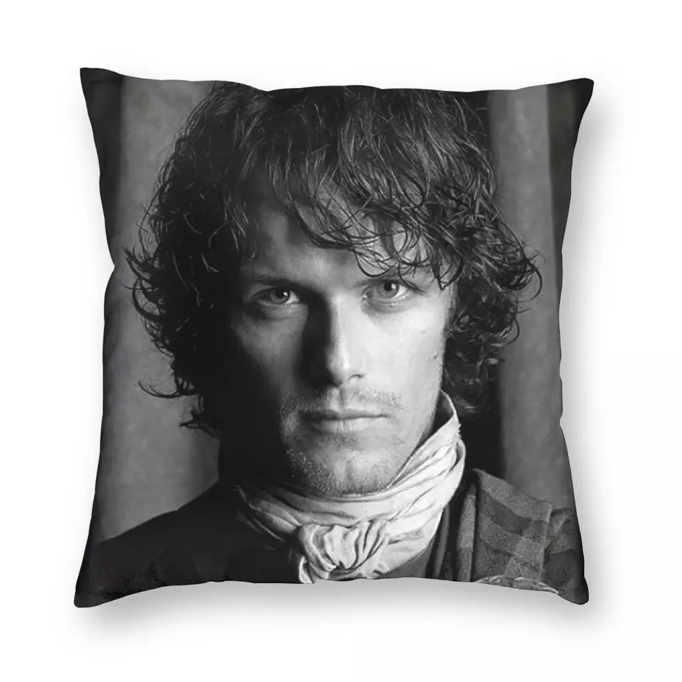 Jamie Fraser Sam Heughan Outlander vankúš Pollowcase Polyester Linen Velvet Creative Zip Ozduku vankúša vankúšový kryt 45x45