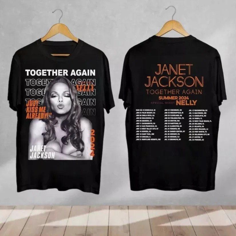 Janet Jackson opäť letné turné 2024 tričko