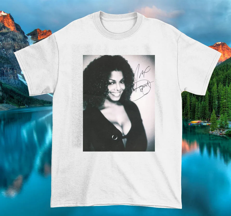 Janet Jackson World Tour podpísala tričko Men a ženy veľkosti S-4XL CG954