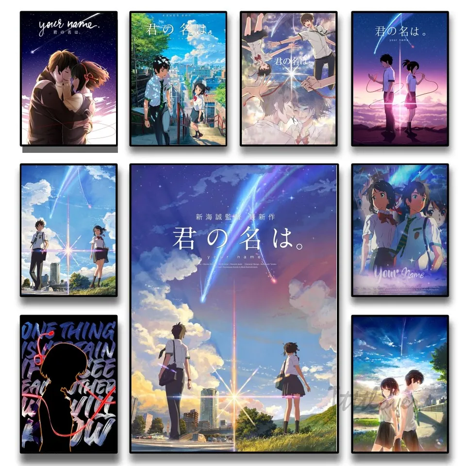 Japonsko Anime Vaše meno plagáty nálepky umenia nástenné maľby dekorácie herná izba