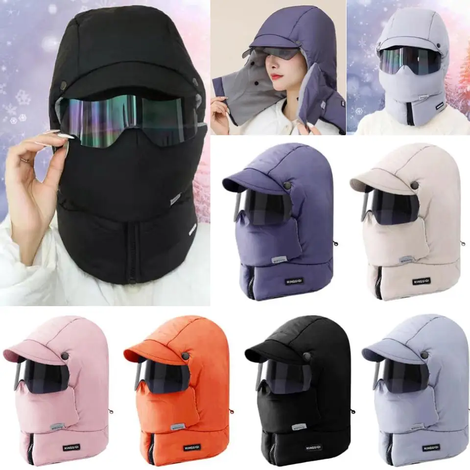 Japonsko Južná Kórea Minimalistická bunda z bundy na ochranu uší pre dámsku zimnú masku lyžiarsky lyžiar