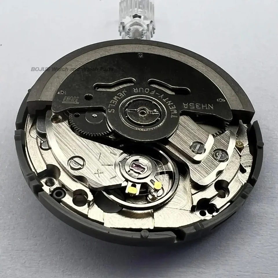 Japonsko Mechanický automatický pohyb pre NH35 High Presnosť Watch Watch Date Date Set Zápratové hodinky hodinky na zápästie Príslušenstvo